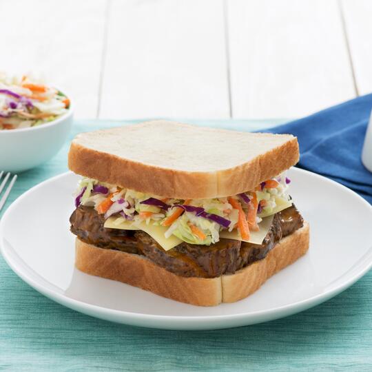 Slow Cooker Beef Brisket and BBQ Sauce Sandwiches Dempster's